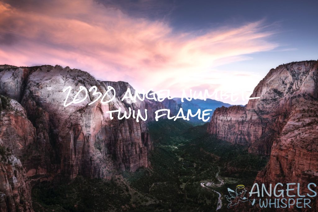 2030 angel number twin flame